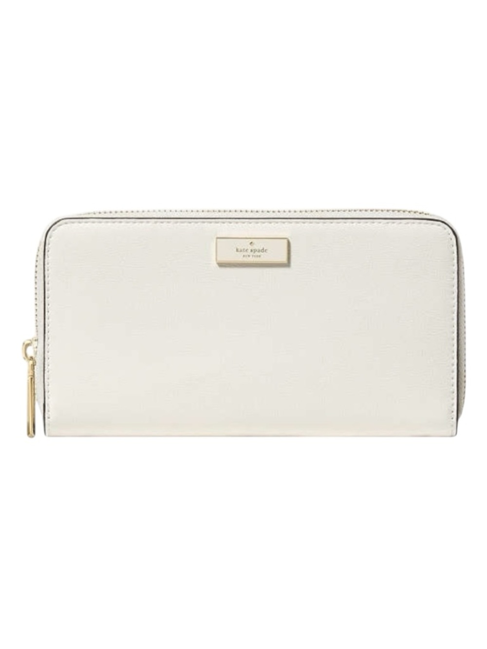 Kate Spade Cream Bridget Crinkle Patent Large Continental Wallet -NWT MSRP $239